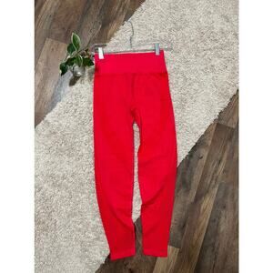 Victoria's Secret PINK Active Seamless Hot Pink Contrast High Waisted Leggings